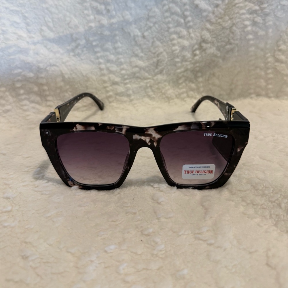 True Religion Marble Pattern Gradient Sunglasses … - image 5